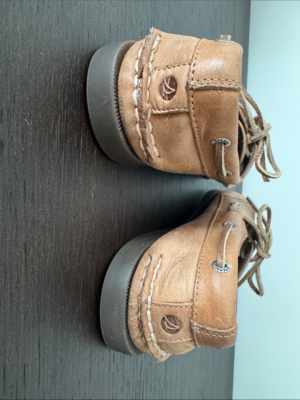 Womens Sperry Authentic Original™ 2-Eye Boat Shoe - Brown - Picture 6 of 11